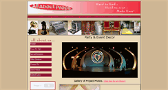 Desktop Screenshot of allaboutprops.com